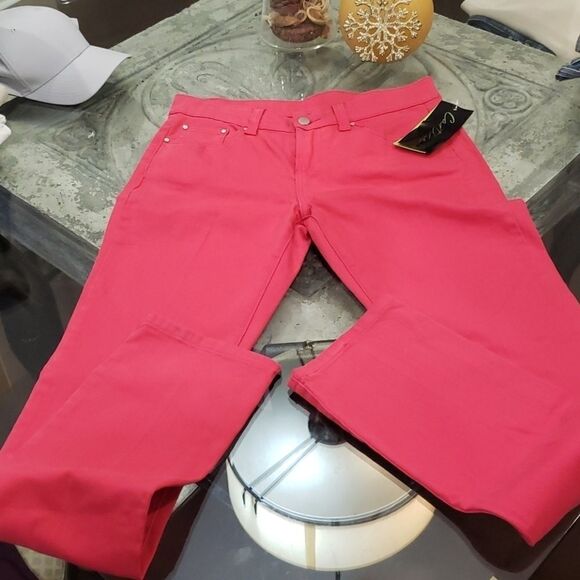 CARTISE New Fucsia Color Jeans - Picture 1 of 5
